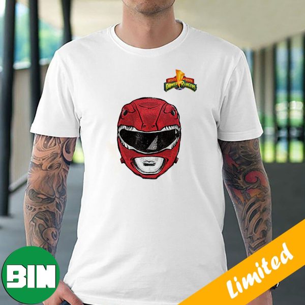 Mighty Morphin Power Rangers Red Mask Fan Gifts T-Shirt