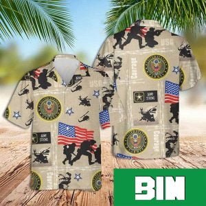 Military Us Army Strong Best Summer 2023 Hawaiian Shirt
