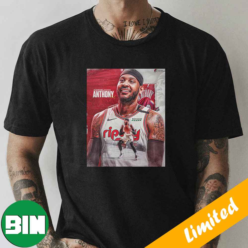 NBA Legend Carmelo Anthony Thank You And Happy Retirement Fan Gifts T-Shirt