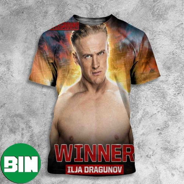 NXT Battleground Winner Ilja Dragunov Is The Last Man Standing All Over Print T-Shirt