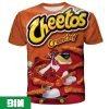 New Hip Hop Fashion 3D Cheetos Fast Food Loose Summer 2023 All Over Print Shirt