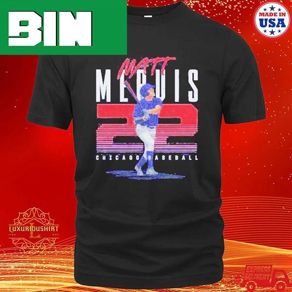 Official Matt Mervis 22 Chicago Cubs Baseball Trending T-Shirt