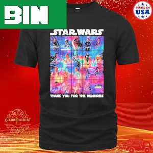 Official Star Wars Celebration 2023 Thank You For The Memories Signatures Trending T-Shirt