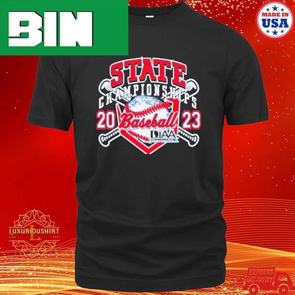 Official State Championships 2023 Baseball DIAA Style T-Shirt