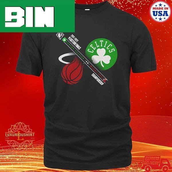Official boston Celtics vs Miami Heat 2023 NBA Playoffs Eastern Conference Finals Matchup Trending T-Shirt