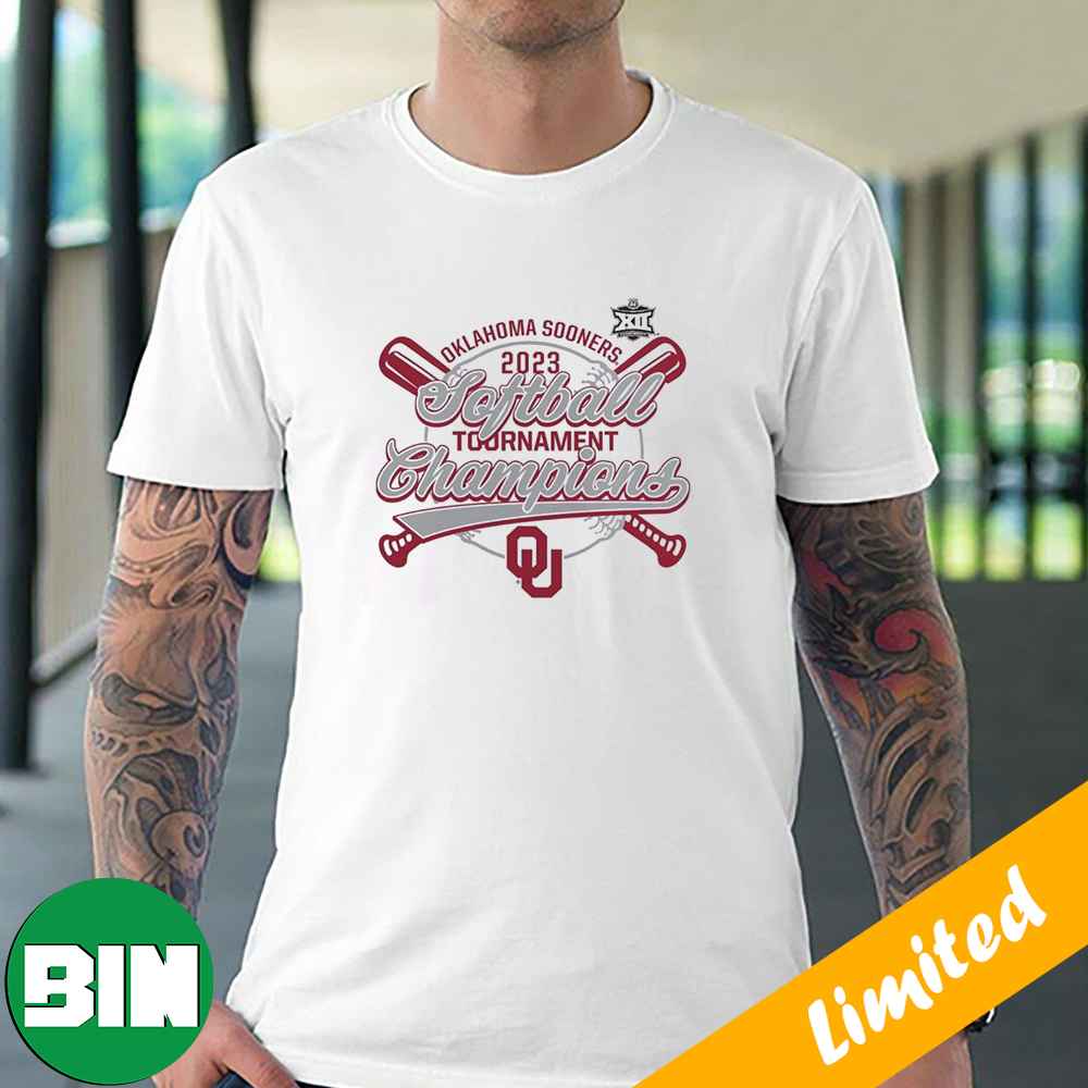 Oklahoma Sooners 2023 NCAA Big 12 Softball Conference Tournament Champions Fan Gifts T-Shirt
