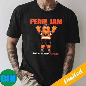 Pearl Jam x Philadelphia Flyers Stickman Gritty Fan Art T-shirt