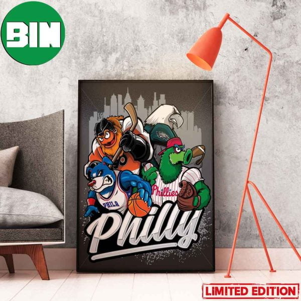 Philadelphia Eagles x Philadelphia 76ers x Philadelphia Phillies Philly Sports Team Poster-Canvas