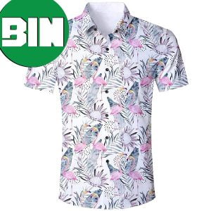 Pink Flamingo Ugly Aloha Summer Hawaiian Shirt