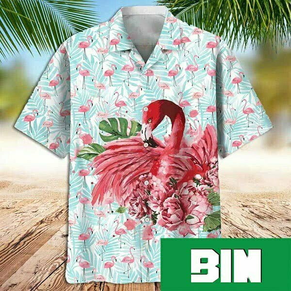 Pink Hawaiian Shirt Flamigo Pink Summer 2023 Hawaiian Shirt