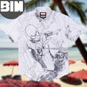Spider Man Web Surfing Limited Edition Hawaiian Shirt