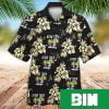 Pink Hawaiian Shirt Standart White Poodle On Dot Summer 2023 Hawaiian Shirt