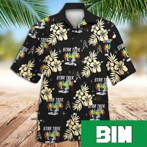 Star Trek Hawaiian Shirt Star Trek Black 104 Summer 2023 Hawaiian Shirt