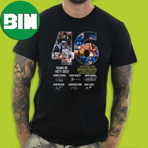 Star Wars 46th 1997-2023 Thank You For The Memories Fan Gifts T-Shirt