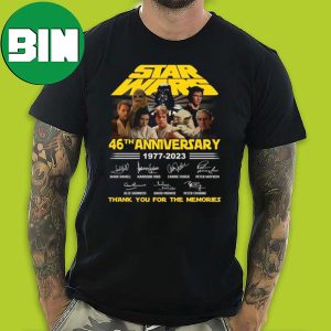 Star Wars Celebration 46 Year 1997-2023 Thank You For The Memories Fan Gifts T-Shirt