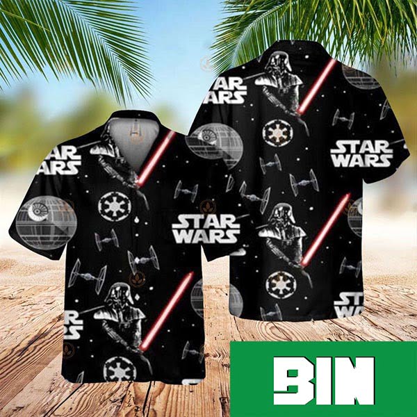 Star Wars Hawaiian Shirt Star Wars Darth Vader With The Galactic Empire Logo Summer 2023 Hawaiian Shirt