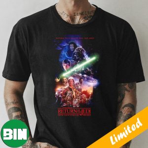 Star Wars Return Of The Jedi 40th Anniversary 1983-2023 Star Wars Day May The 4th Be With You Fan Gifts T-Shirt