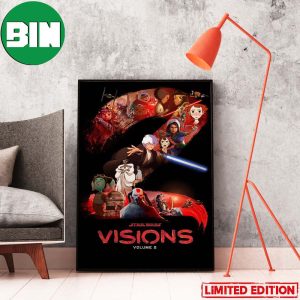 Star Wars Visions Volume 2 Star Wars Celebrations 2023 Home Decor Poster-Canvas