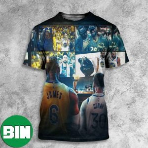 Steph Curry vs LeBron James Episode 5 NBA Playoffs Los Angeles Lakers vs Golden State Warriors All Over Print Shirt