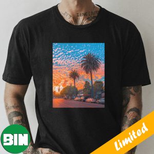 Sunset In California Sunset View Unique T-Shirt