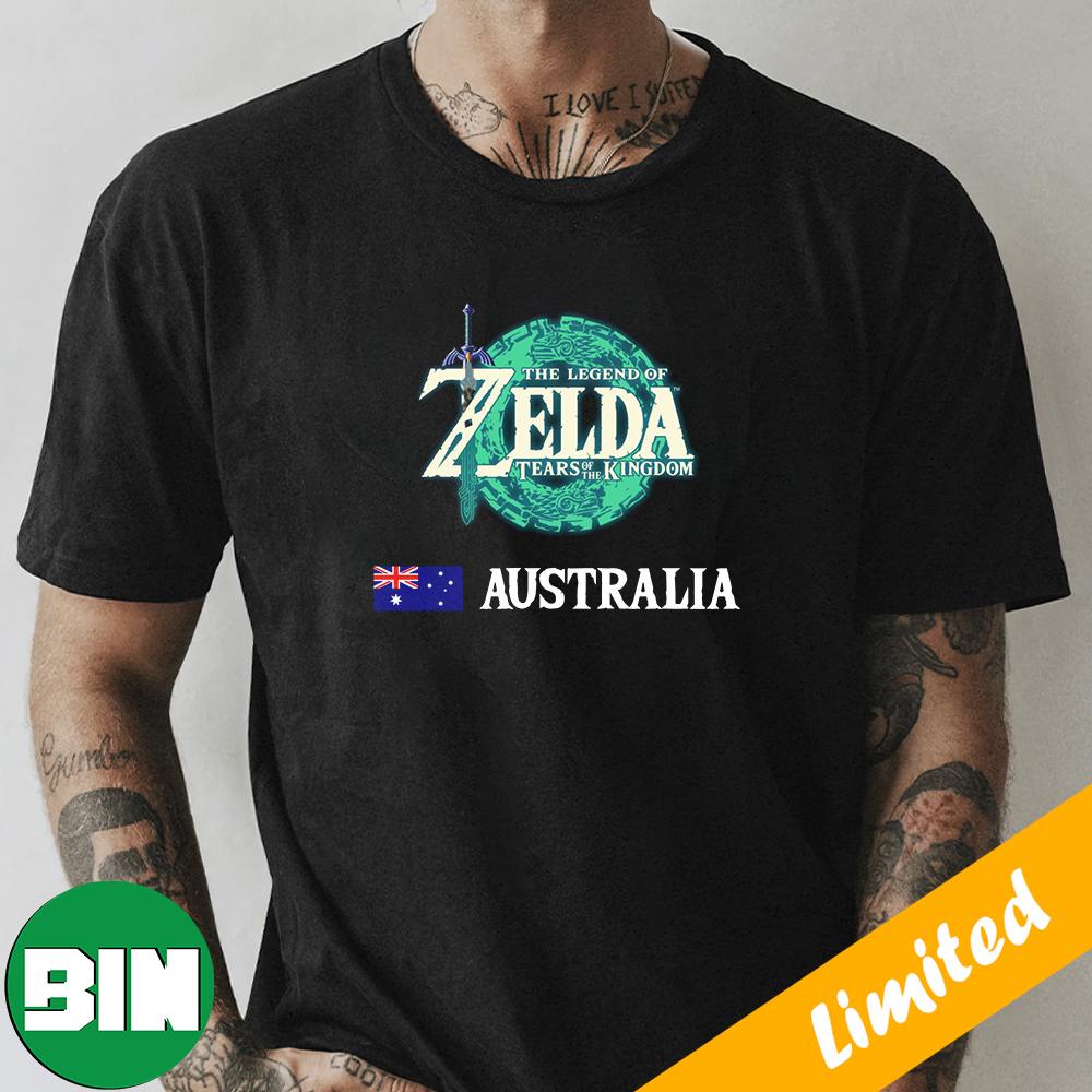 The Legend Of Zelda Tears Of The Kingdom Logo Australia Fan Gifts T-Shirt