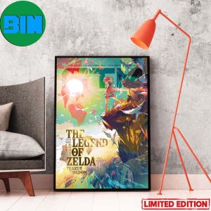 The Legend of Zelda Tears Of The Kingdom GTM Art Poster Canvas