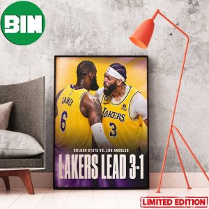 The Los Angeles Lakers Are One Win Away From The Western Conference Finals In NBA Playoffs 2023 Home Decor Poster-Canvas