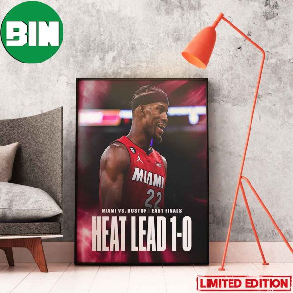The Miami Heat Take Game 1 In Boston Celtics Jimmy Butler Is Fire NBA Playoffs 2023 Home Decor Poster-Canvas