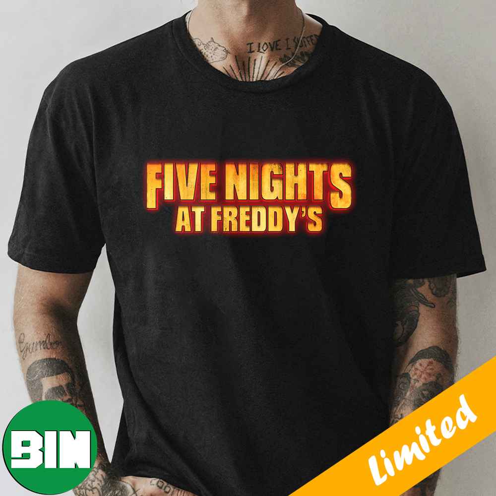 The Official Logo For Blumhouse Five Night At Freddy Movie 2023 Fan Gifts T-Shirt