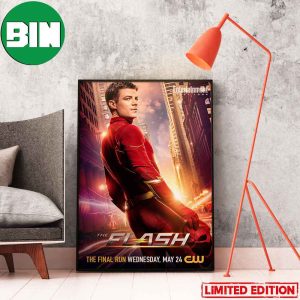 The Poster For The Final Season Of The Flash Has Been Released The Final Run The CW Home Decor Poster-Canvas