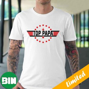 Top Papa Funny Father Grandpa 80s Father’s Day 2023 Gifts T-Shirt
