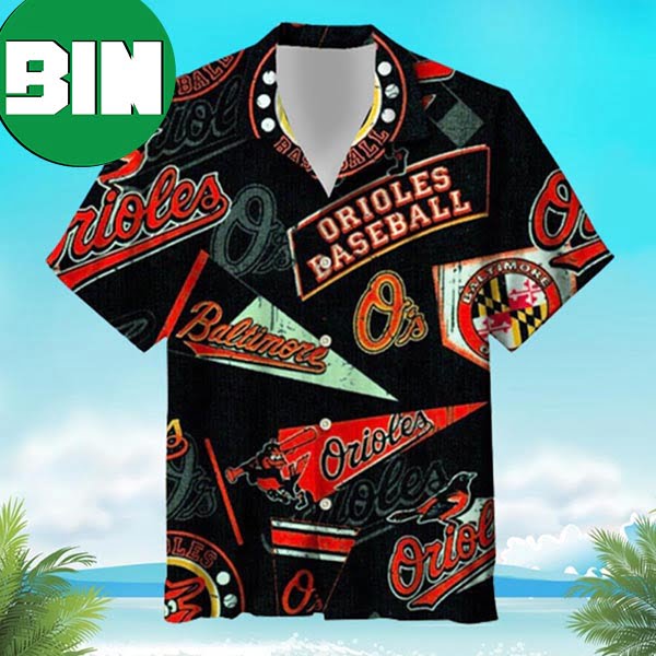 New 2023 Baseball Baltimore Orioles Summer Hawaiian Shirt S-5XL
