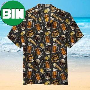 Wheat Beer Summer Pattern Hawaiian Shirt