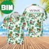 Wink Condoms Floral Tropical Hawaiian Shirt