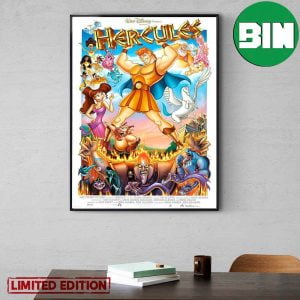26 Years Ago Hercules Grossed 253M Disney Movie Anniversary Home Decor Poster-Canvas