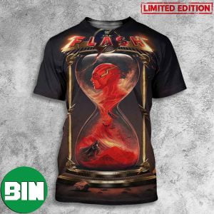 A New Poster For The Flash DCEU Movie Hourglass 3D T-Shirt