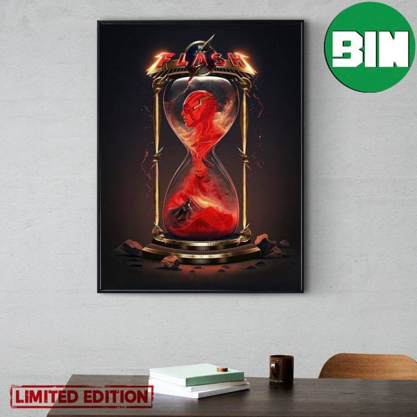 A New Poster For The Flash DCEU Movie Hourglass Home Decor Poster-Canvas