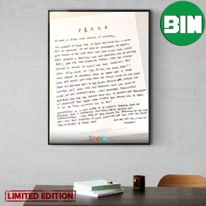 A Personal Message From Elemental Director Peter Sohn Pixar Movie 2023 Home Decor Poster-Canvas