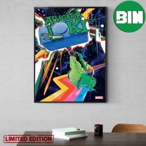 Alligator Loki Marvel Studios Loki Series Home Decor Poster Canvas