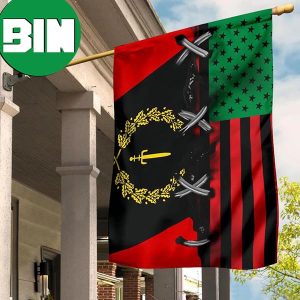 Black American Heritage Flag And African American Flag Honor Black People Liberation 2 Sides Garden House Flag