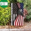 Black And White American Flag Honor Military Army Law Enforcement Pride Flag Patio Furniture 2 Sides Garden House Flag