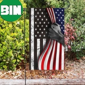 Black And White Inside American Flag Stand For Sacrifice Law Enforcement Officers Pride Gifts 2 Sides Garden House Flag