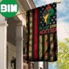 Black Lives Matter Flag And American Flag BLM Black Pride Flag Outside Decor 2 Sides Garden House Flag