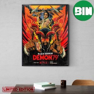 Black Mirror Demon 79 Netflix Movie 2023 Home Decor Poster Canvas
