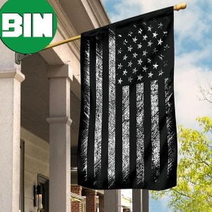 Blacked Out American Flag Black Flag All Black American Flag Us Old Retro 2 Sides Garden House Flag