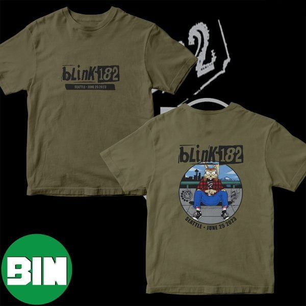 Blink-182 June 25 2023 Seattle Event Tee x Seattle Kraken T-Shirt