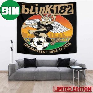 Blink-182 Los Angeles June 17 BMO Stadium Home Decor Poster Tapestry