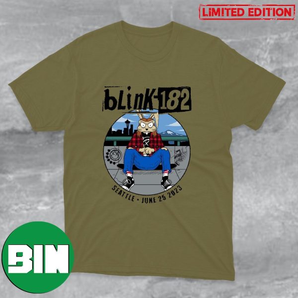 Blink-182 Seattle Event Tee x Seattle Kraken June 25 2023 T-Shirt