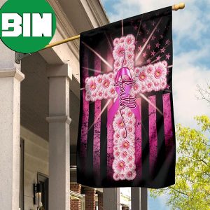 Breast Cancer Awareness Flag Breast Cancer Awareness 2 Sides Garden House Flag