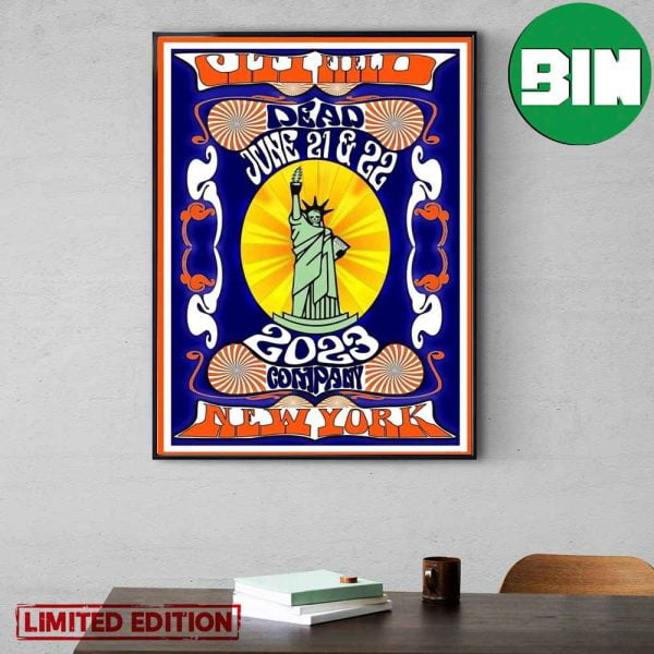 Citi Field Concert Dead And Company June 21 22 2023 New York Home Decor Poster Canvas